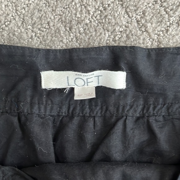 Black size zip skirt Loft 4P - Picture 2 of 2